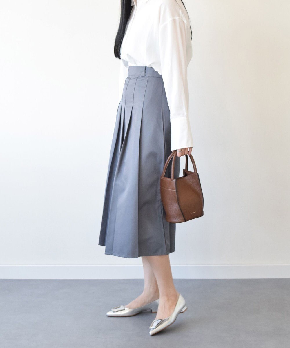 INTER-CHAUSSURES 【FABIO RUSCONI】ポインテッドトウバックルパンプス 