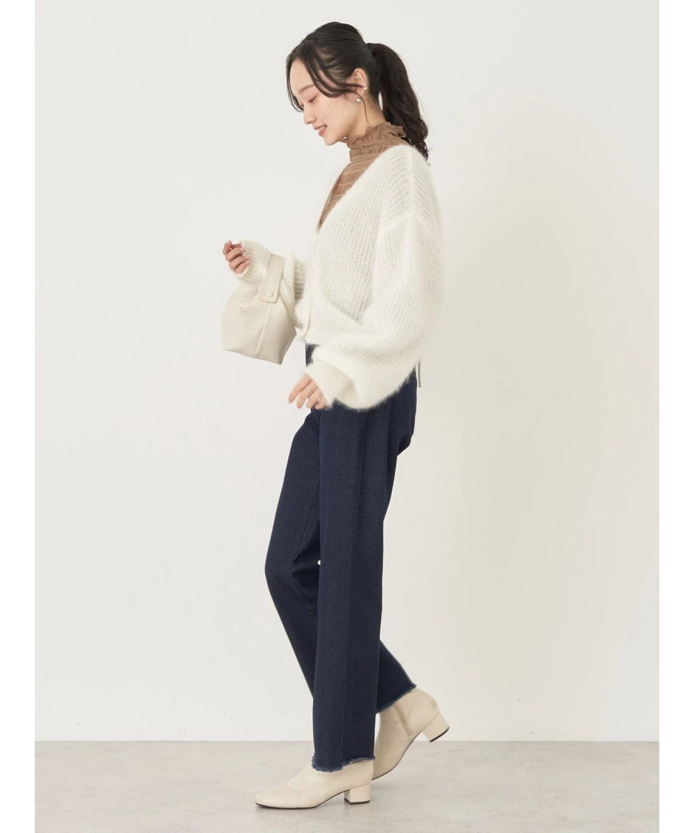 earth music&ecology ジャガードシャーリングシアートップス 