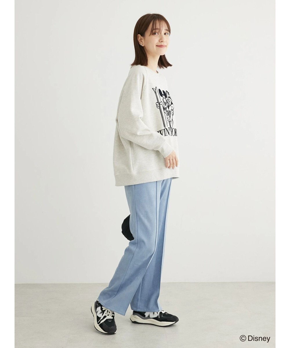 Green Parks Ｄｉｓｎｅｙ／裏起毛フロッキープリントスウェット 