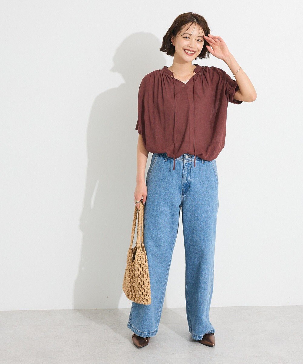 CRAFT STANDARD BOUTIQUE ヴィンテージボイルタイ付ブラウス 