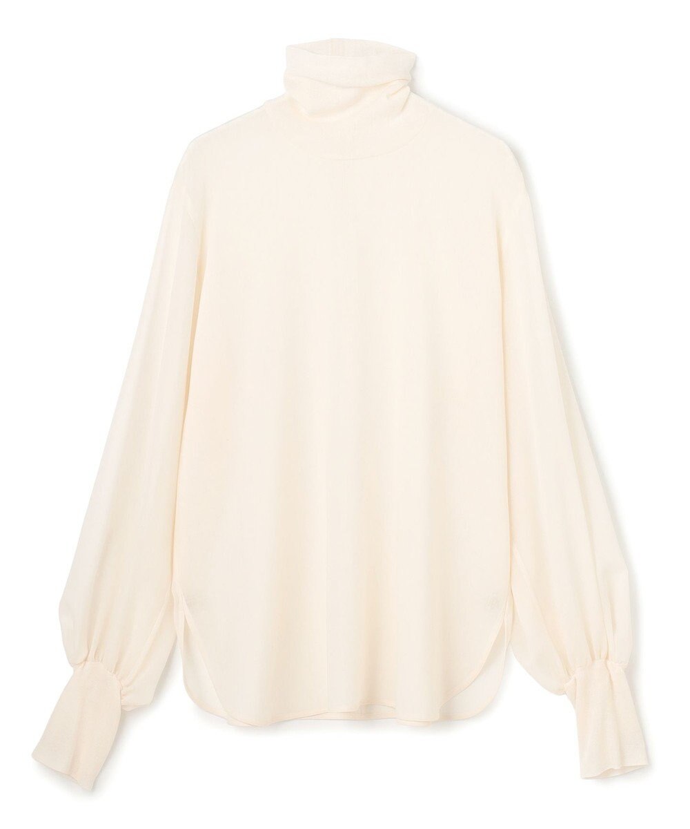 BEIGE， MOYE / ニットドッキング ロングスリーブブラウス 