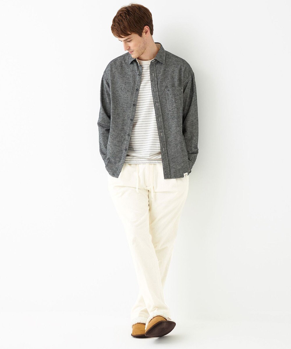 JOSEPH ABBOUD MOUNTAIN 【SPACE／UNISEX】OGスラブシャンブレー シャツ 