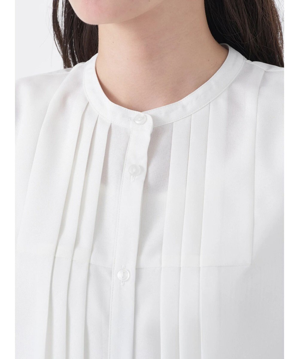 earth music&ecology タックデザインブラウス 