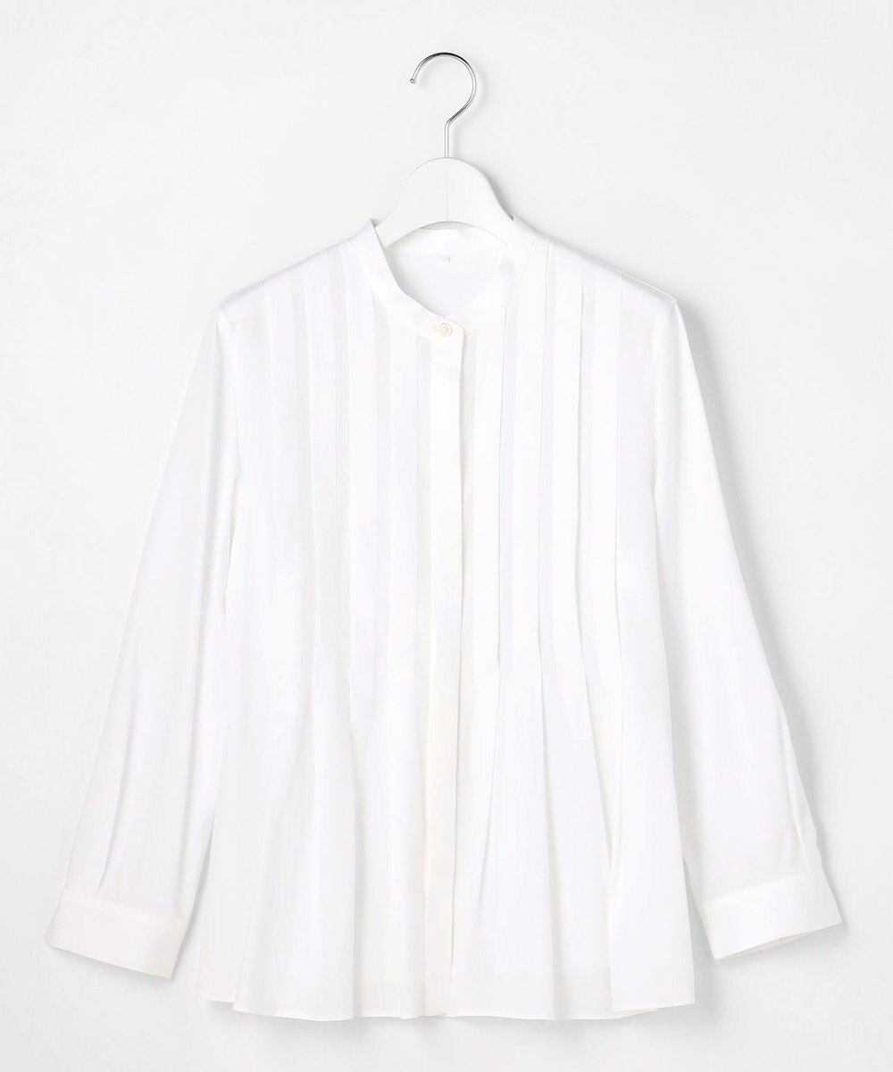 自由区 【カタログ掲載】ドレープブロードタック ブラウス 