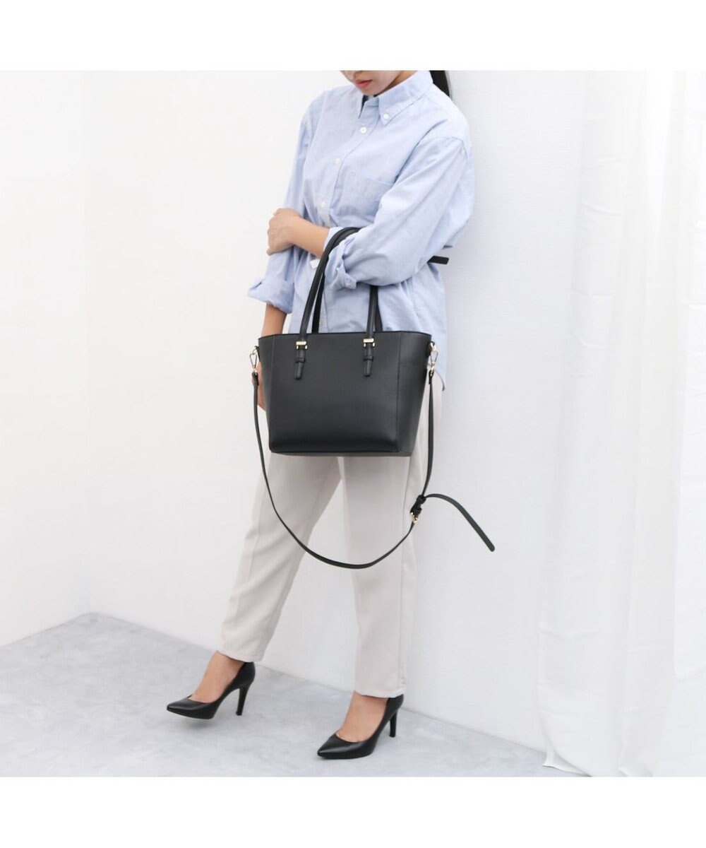 UNBILLION 【テレビ ドラマ着用アイテム】カシュカシュ cachecache / 横型金具ポイント2wayトートバッグ 