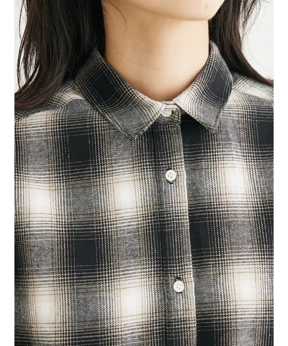 Green Parks ネルチェックシャツ 