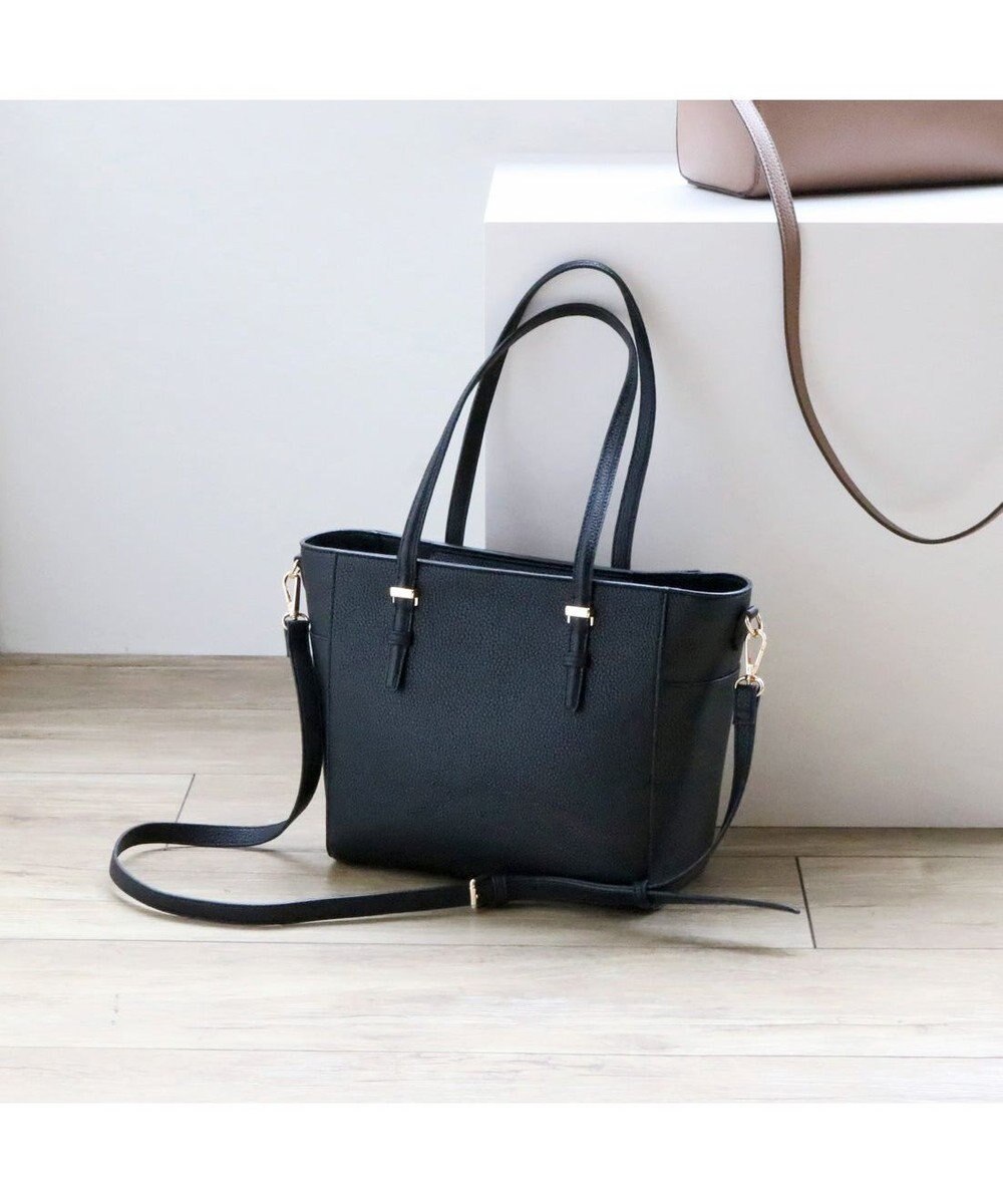 UNBILLION 【テレビ ドラマ着用アイテム】カシュカシュ cachecache / 横型金具ポイント2wayトートバッグ 