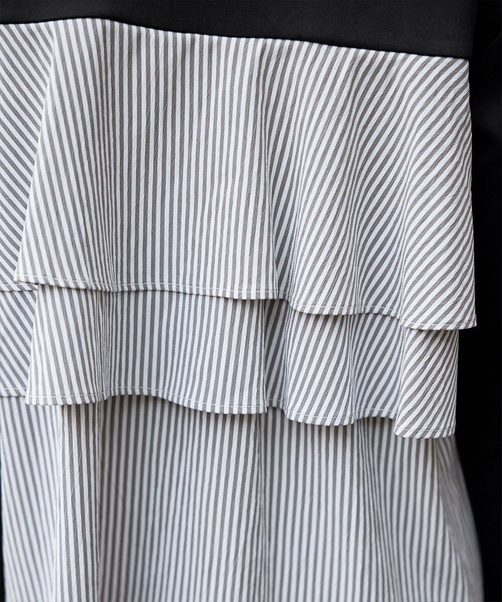 Tiaclasse 【洗える】バックフレアダイバープルオーバー 