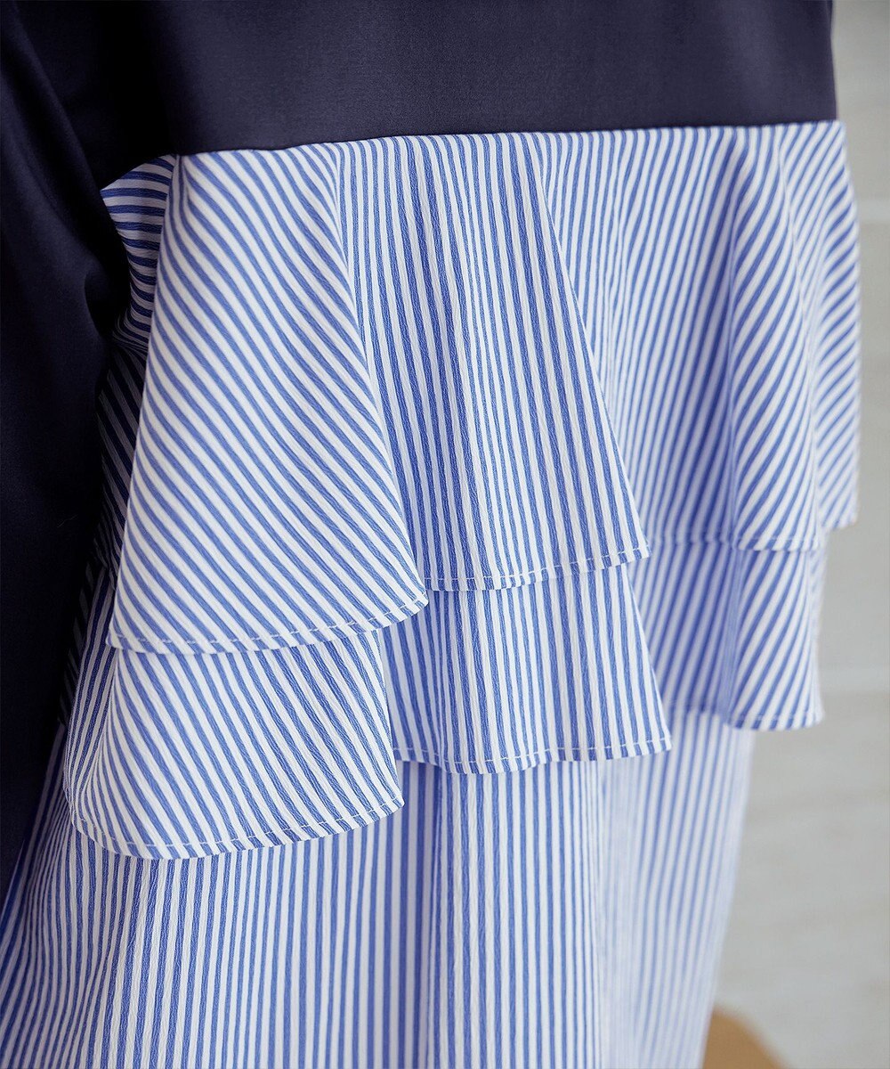 Tiaclasse 【洗える】バックフレアダイバープルオーバー 