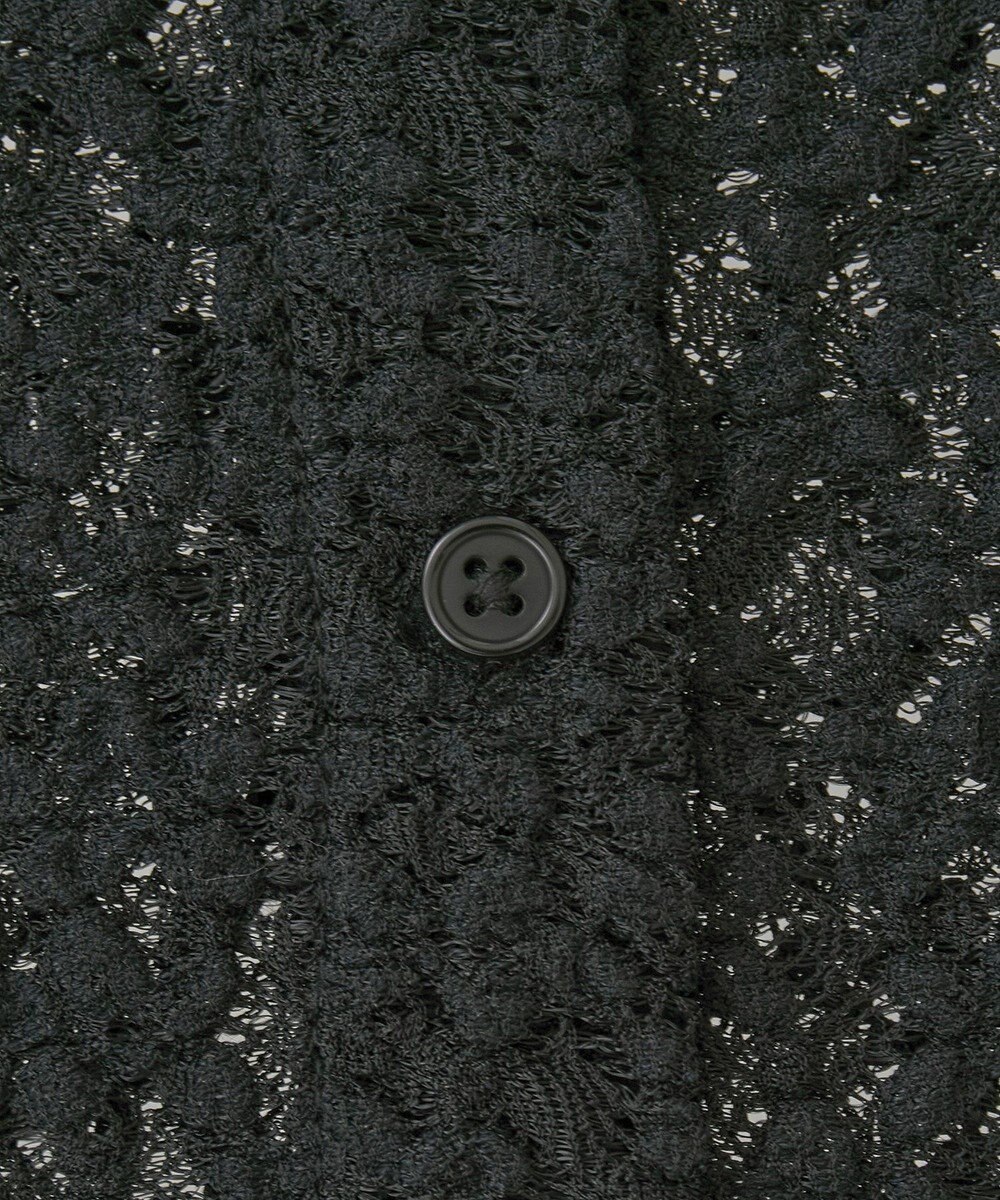 Green Parks カットレースシャツプルオーバー 