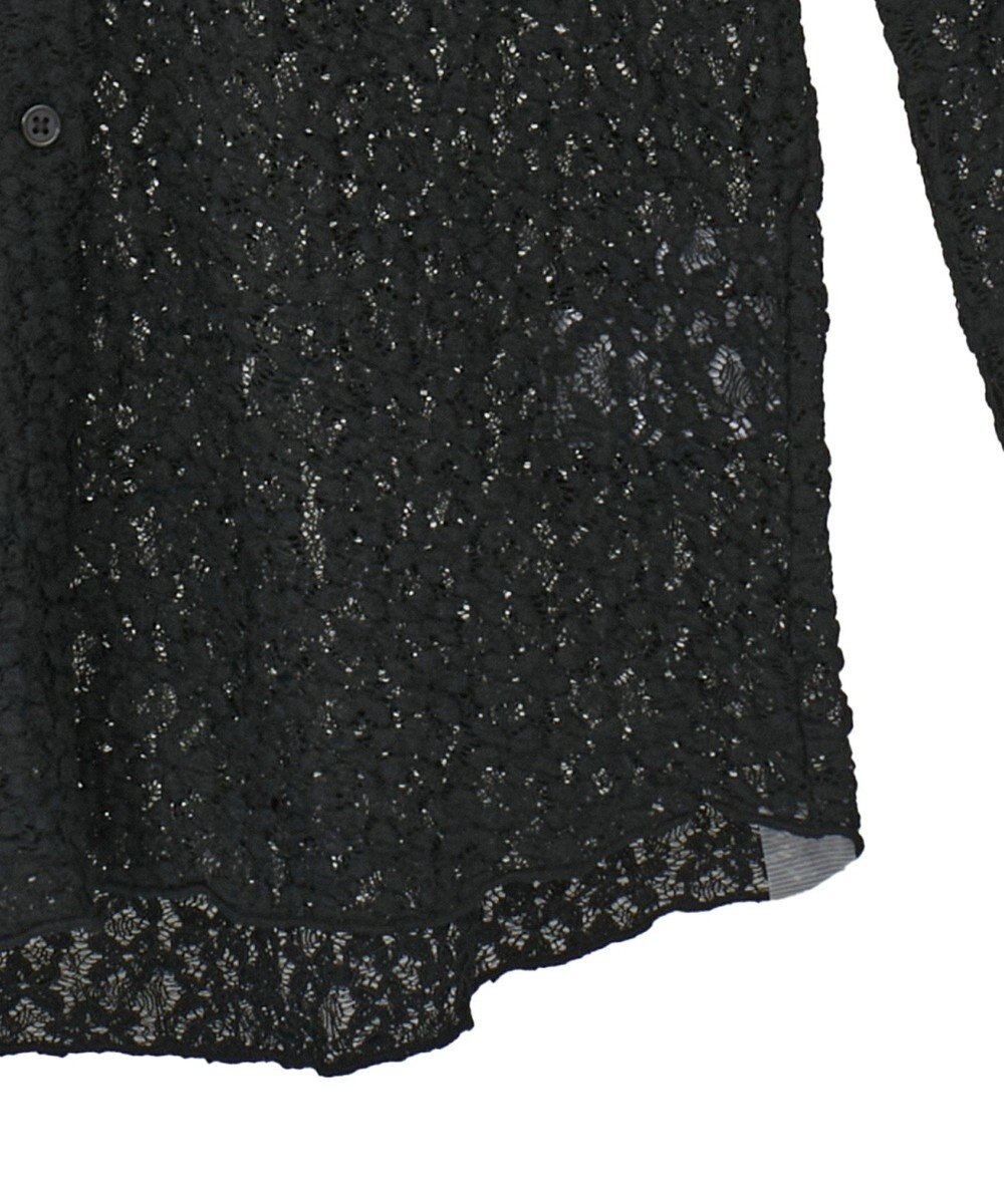 Green Parks カットレースシャツプルオーバー 