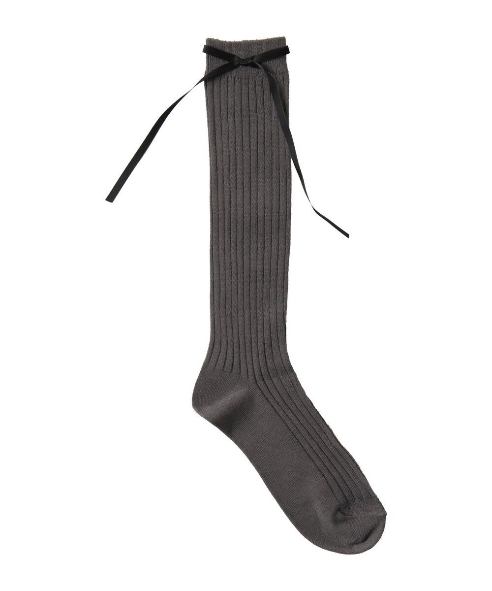 WEGO リボンリブハイソックス 