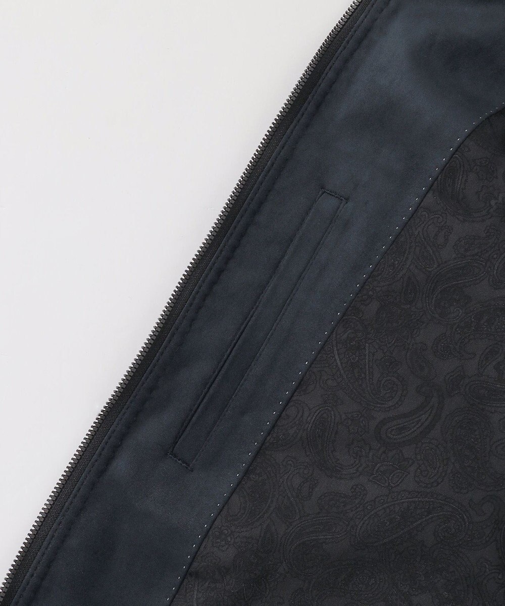 JOSEPH ABBOUD 【キングサイズ・家庭で洗える/ストレッチ/スウェードタッチ】ウォッシャブルスウェード ライダース 