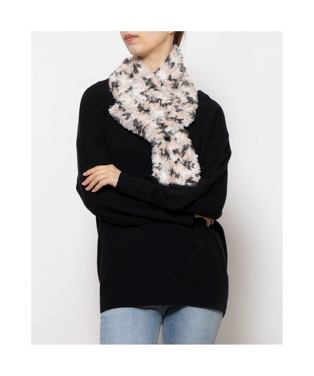 UNBILLION カシュネ cache nez / エコファーカスリニットネックマフラー 