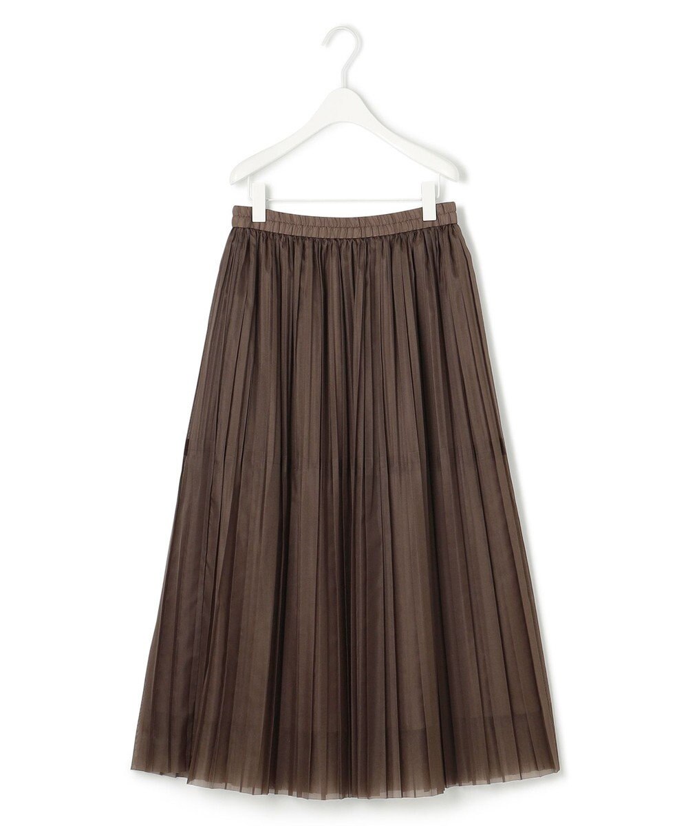 ICB 【洗える】シアープリーツオーガン スカート 