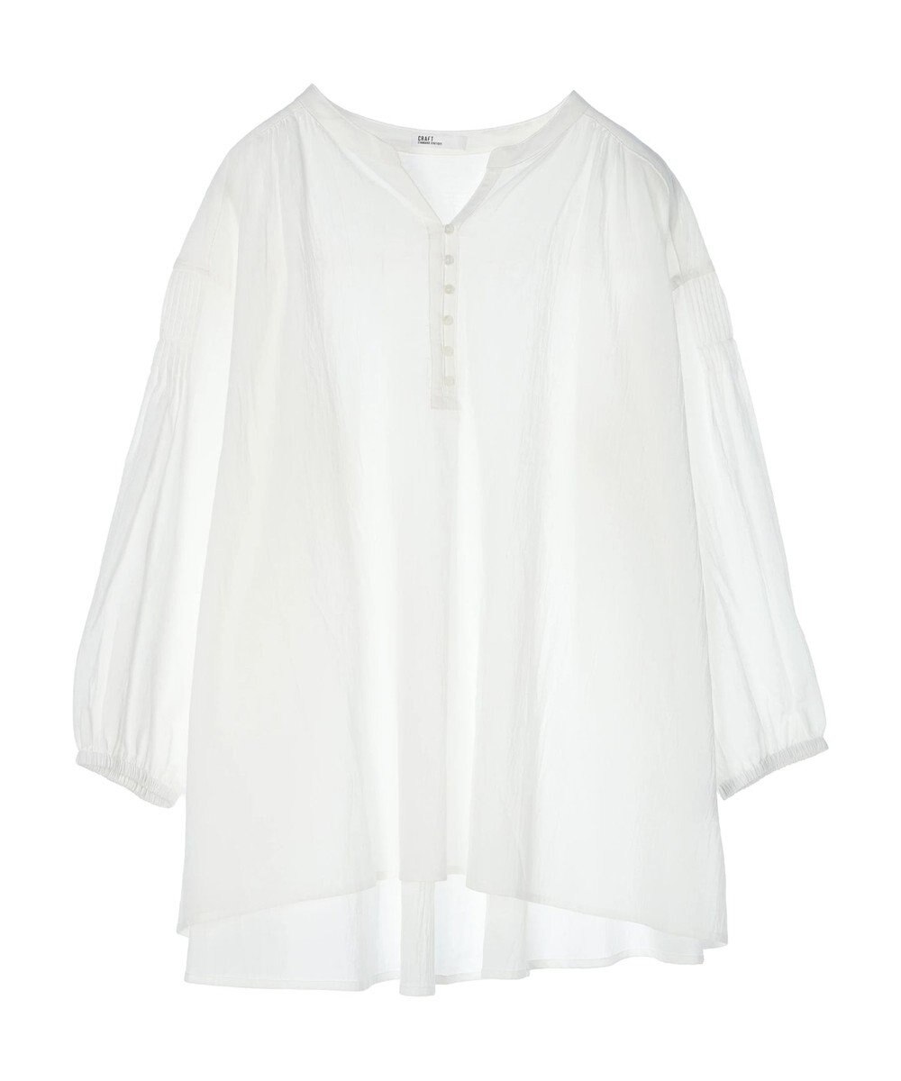 CRAFT STANDARD BOUTIQUE ジョーゼットスキッパーシャツ 