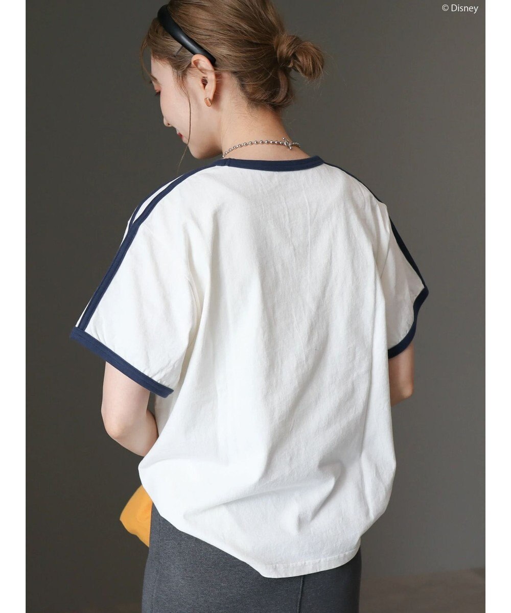 AMERICAN HOLIC ラインＴシャツ　Ｏｆｆ　Ｗｈｉｔｅ／Ｄｉｓｎｅｙ 