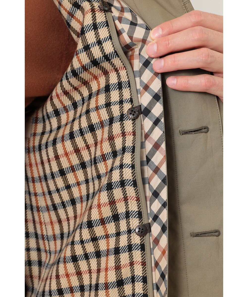 DAKS コットンナイロンツイルステンカラーコート 