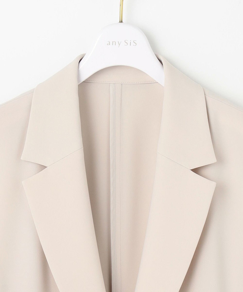 ANY SIS 【洗える】セレモニーダブルクロス ジレ 