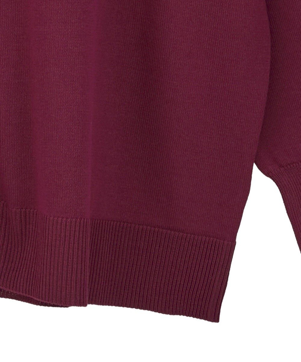 earth music&ecology 袖口スリットスキッパーカーディガン 