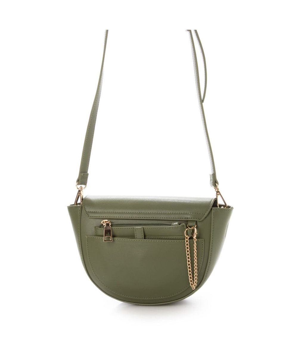 UNBILLION cachecache 財布ポーチ付きハーフムーンショルダーバッグ 