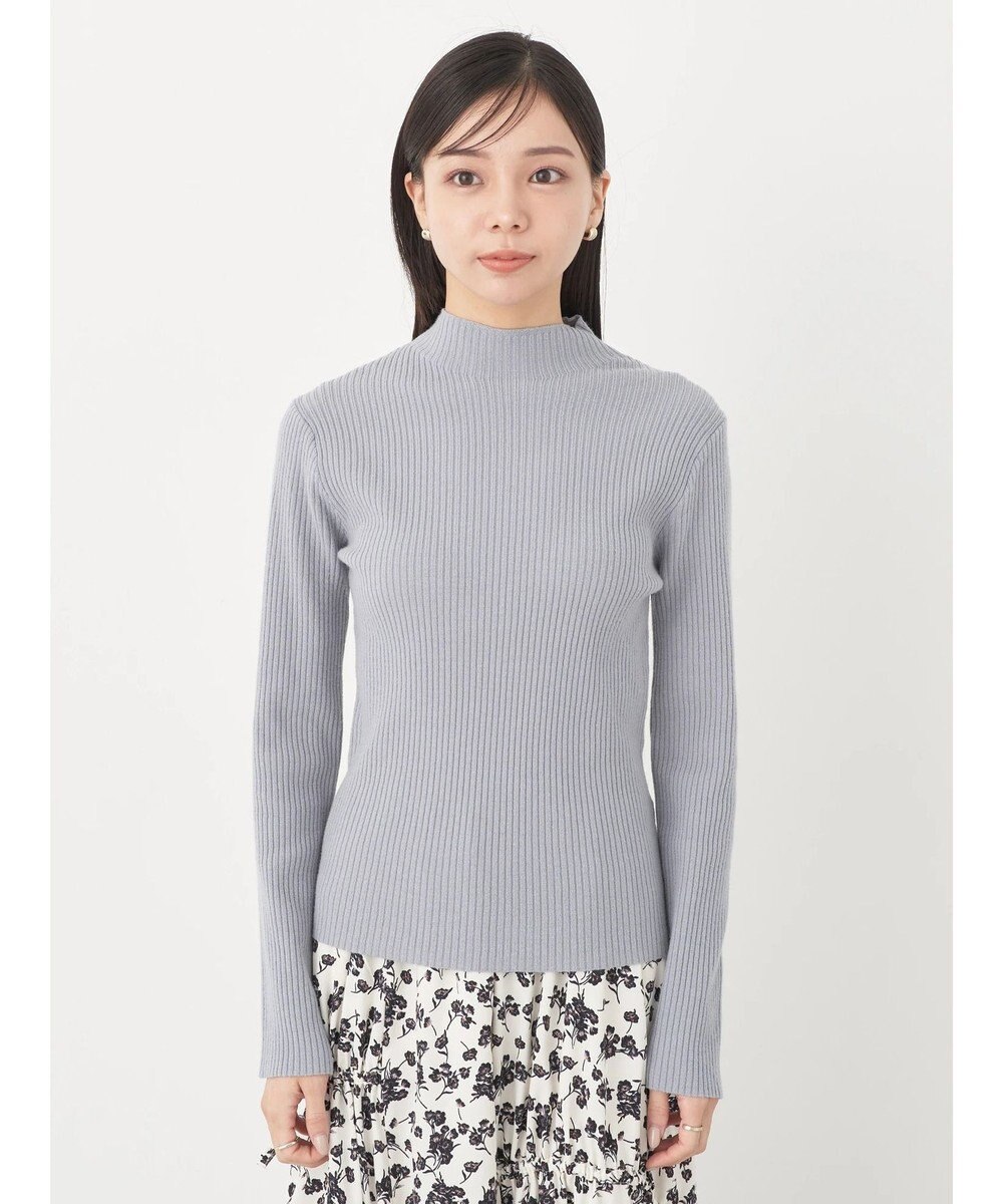 earth music&ecology ＳＥＴ２点Ｖネックジャンスカ＋ハイネックニット 