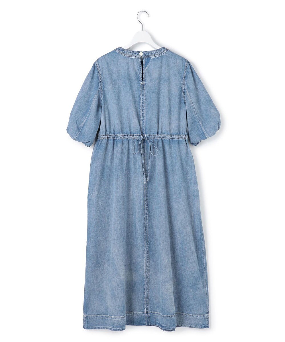 J.PRESS YORK STREET 【WOMEN】ライトダンガリー ツイストスリーブワンピ－ス 