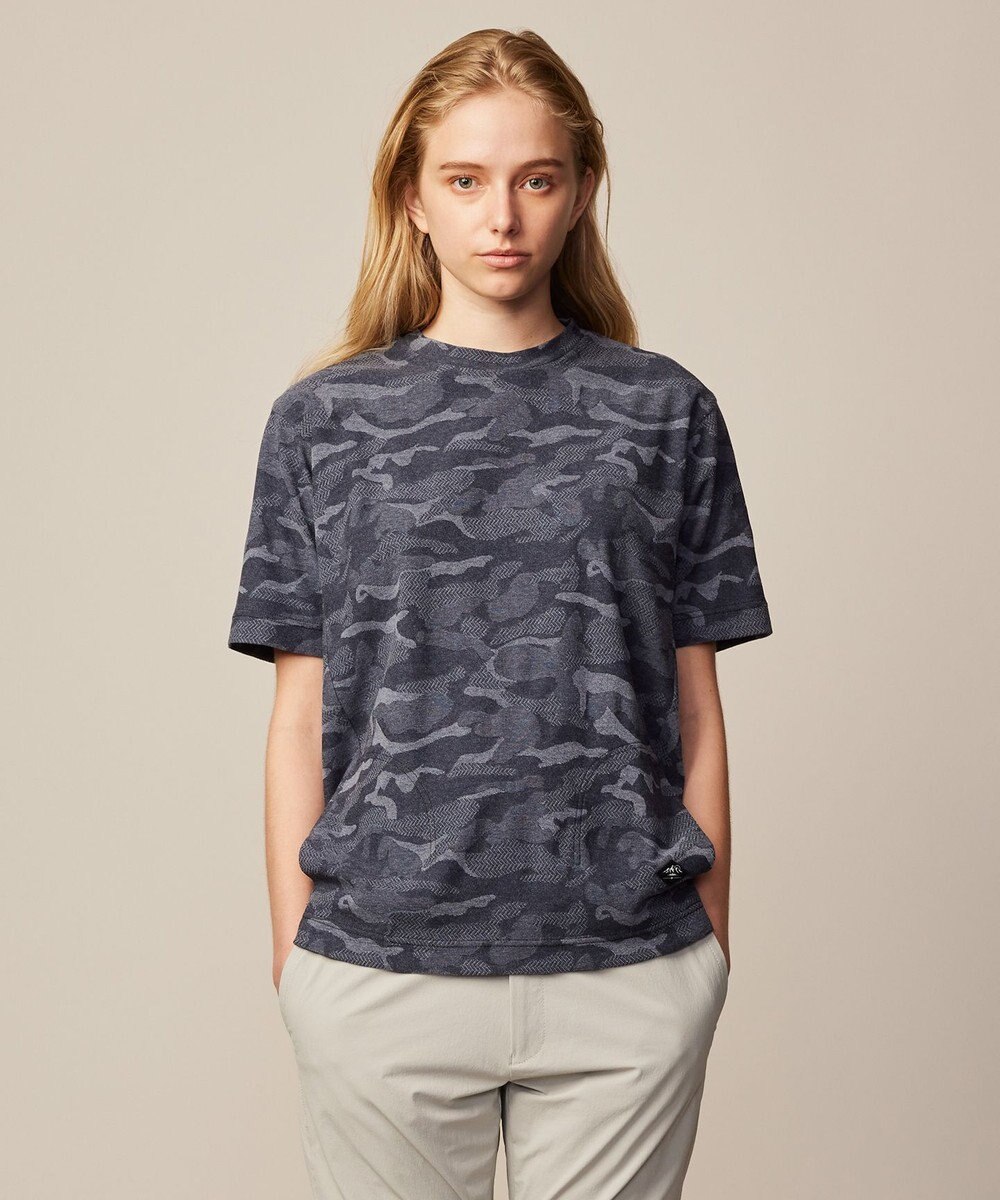 JOSEPH ABBOUD MOUNTAIN 【吸水速乾・男女兼用】カモフラジャガードTシャツ 