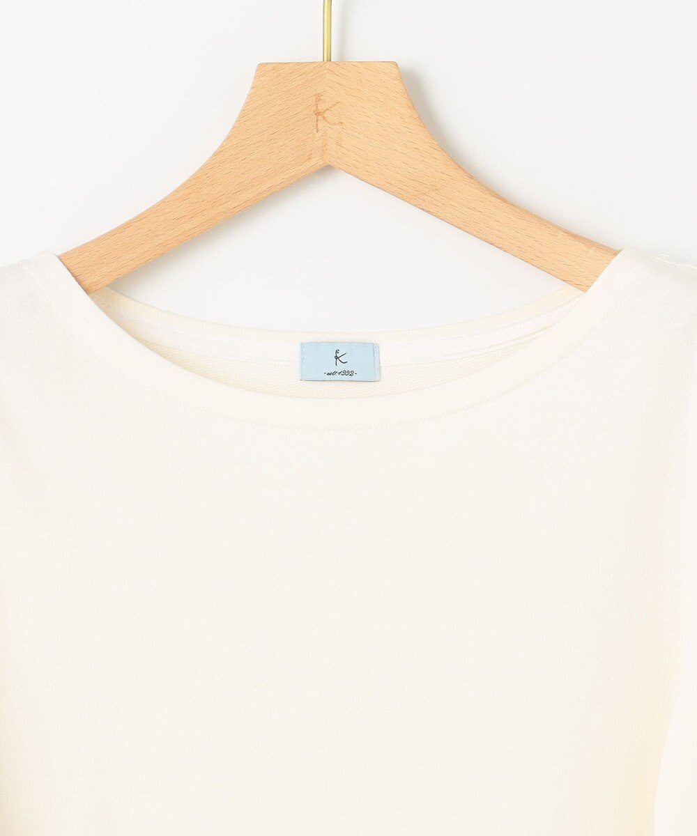 組曲 L ミニ裏毛ボリュームタックスリーブ カットソー 