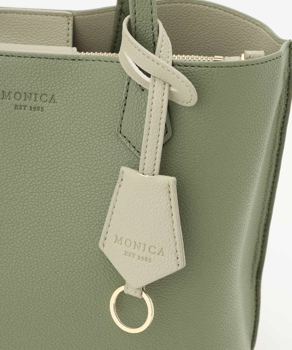 LA BAGAGERIE 【MONICA】バイカラーミディトートバッグ 