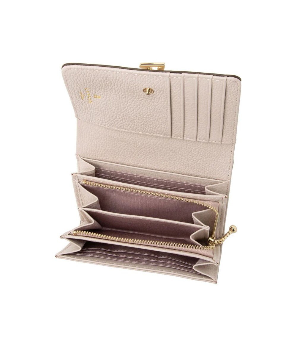 LANVIN en Bleu カルノ 二つ折り中Lファスナー財布 