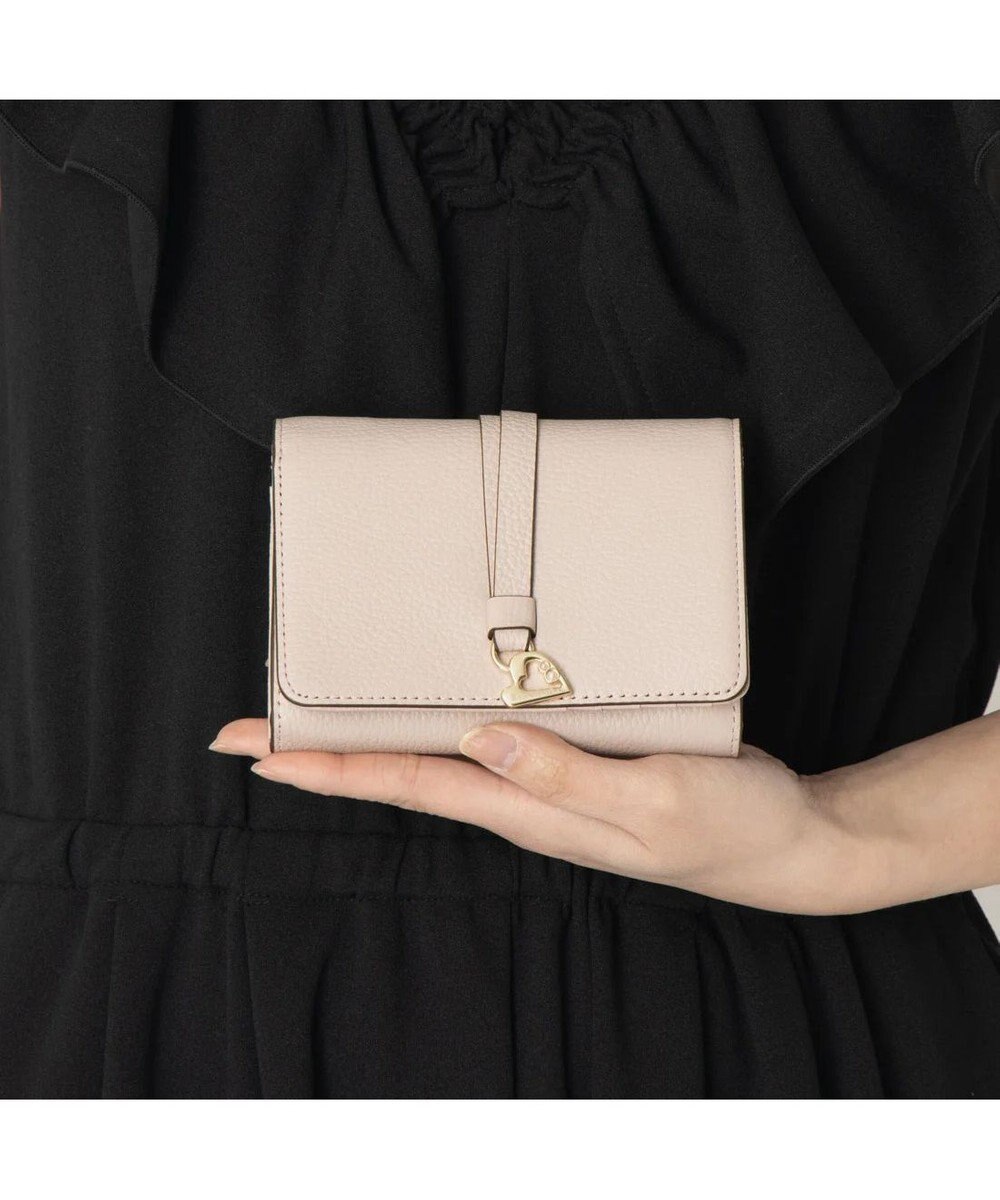 LANVIN en Bleu カルノ 二つ折り中Lファスナー財布 