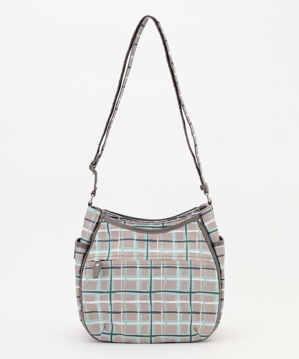 Y'SACCS ドローイングチェックショルダーバッグ 