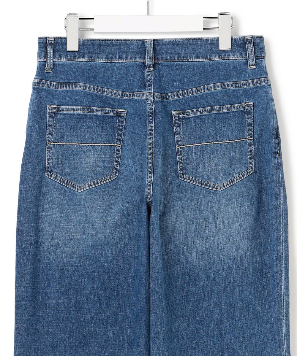 ICB ライトストレッチデニム ストレートパンツ 