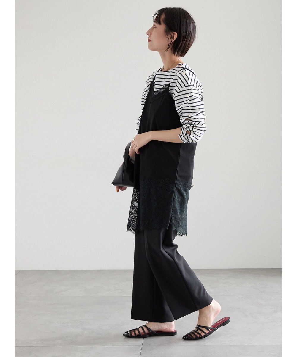 Te chichi 【雑誌掲載アイテム】イレギュラーヘムレイヤードレースキャミ 