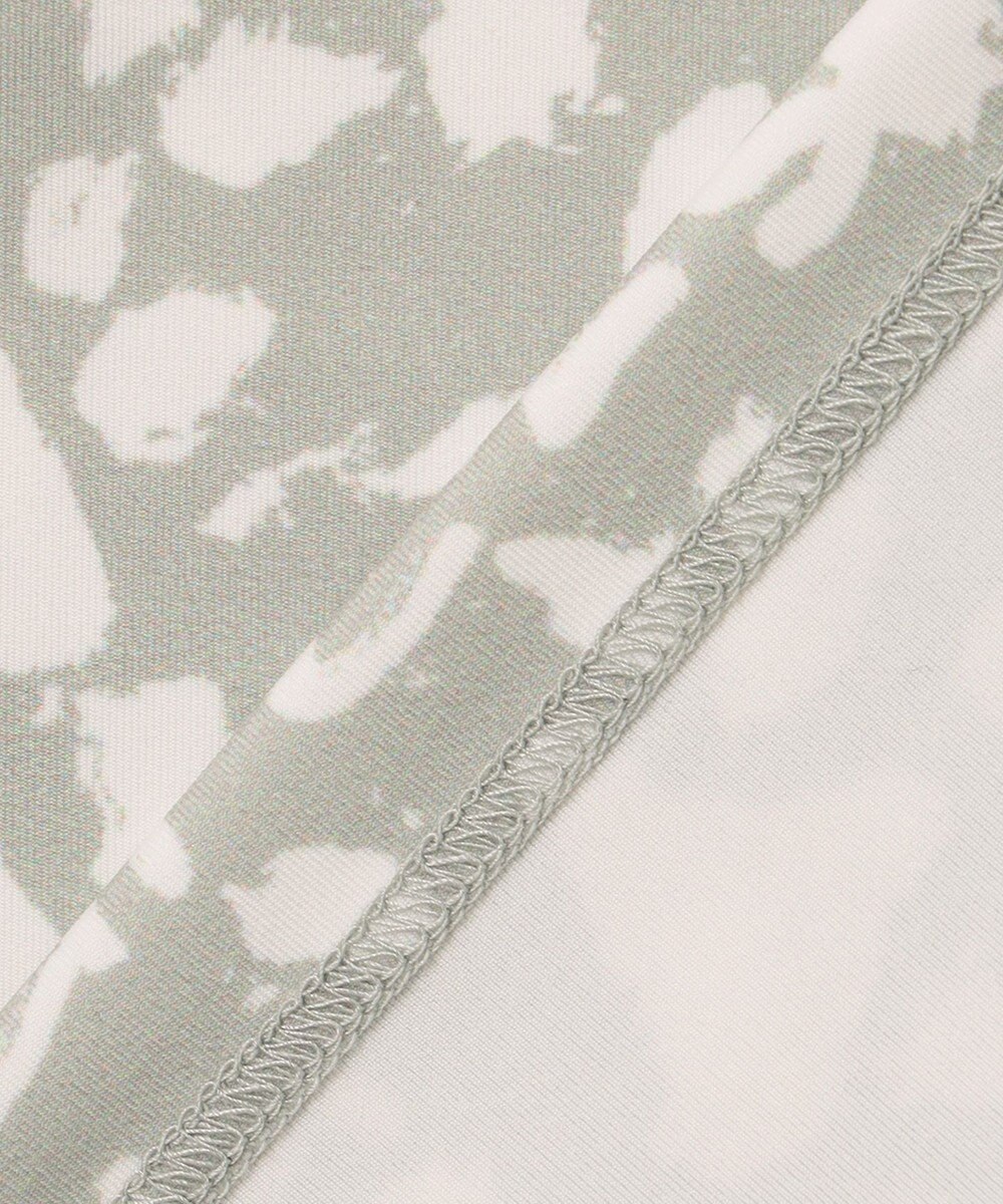 PW CIRCULUS 【WOMEN】【ストレッチ/UVケア】アニマルプリント ロゴ モックネック シャツ 