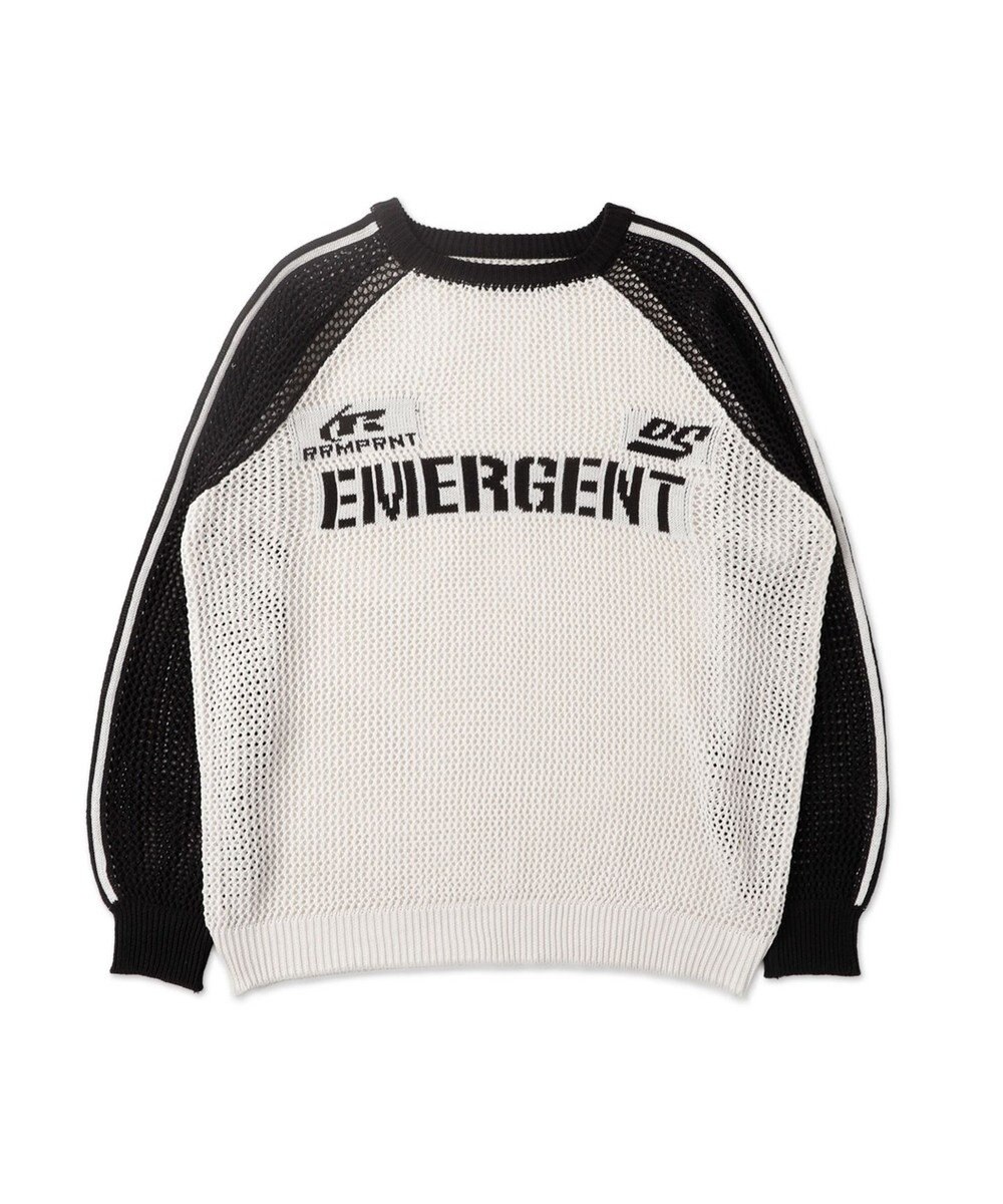 WEGO ラグランメッシュニットプルオーバー 