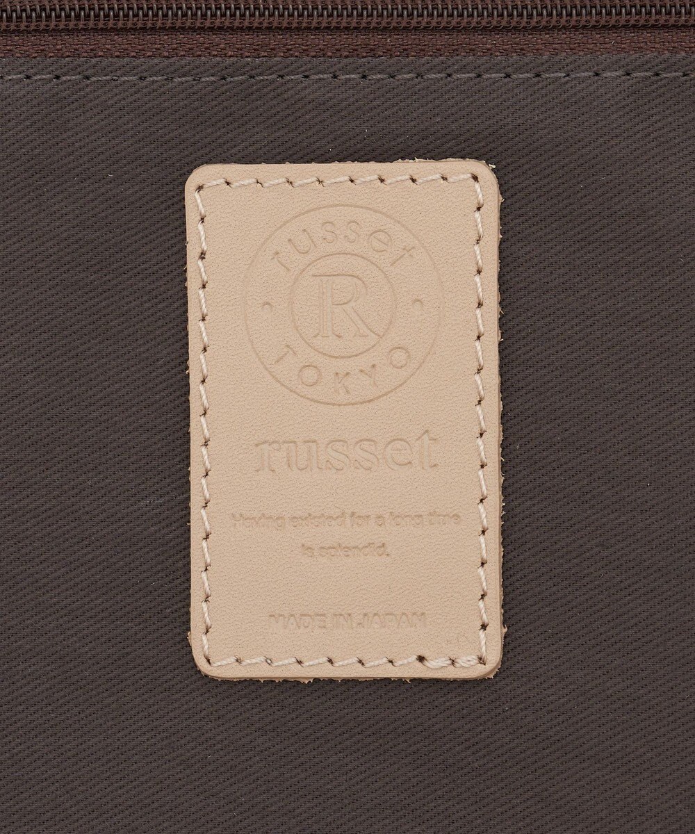 russet 【刺繍モノグラム】デニム2WAYミニボストンバッグ(CE-1773) 