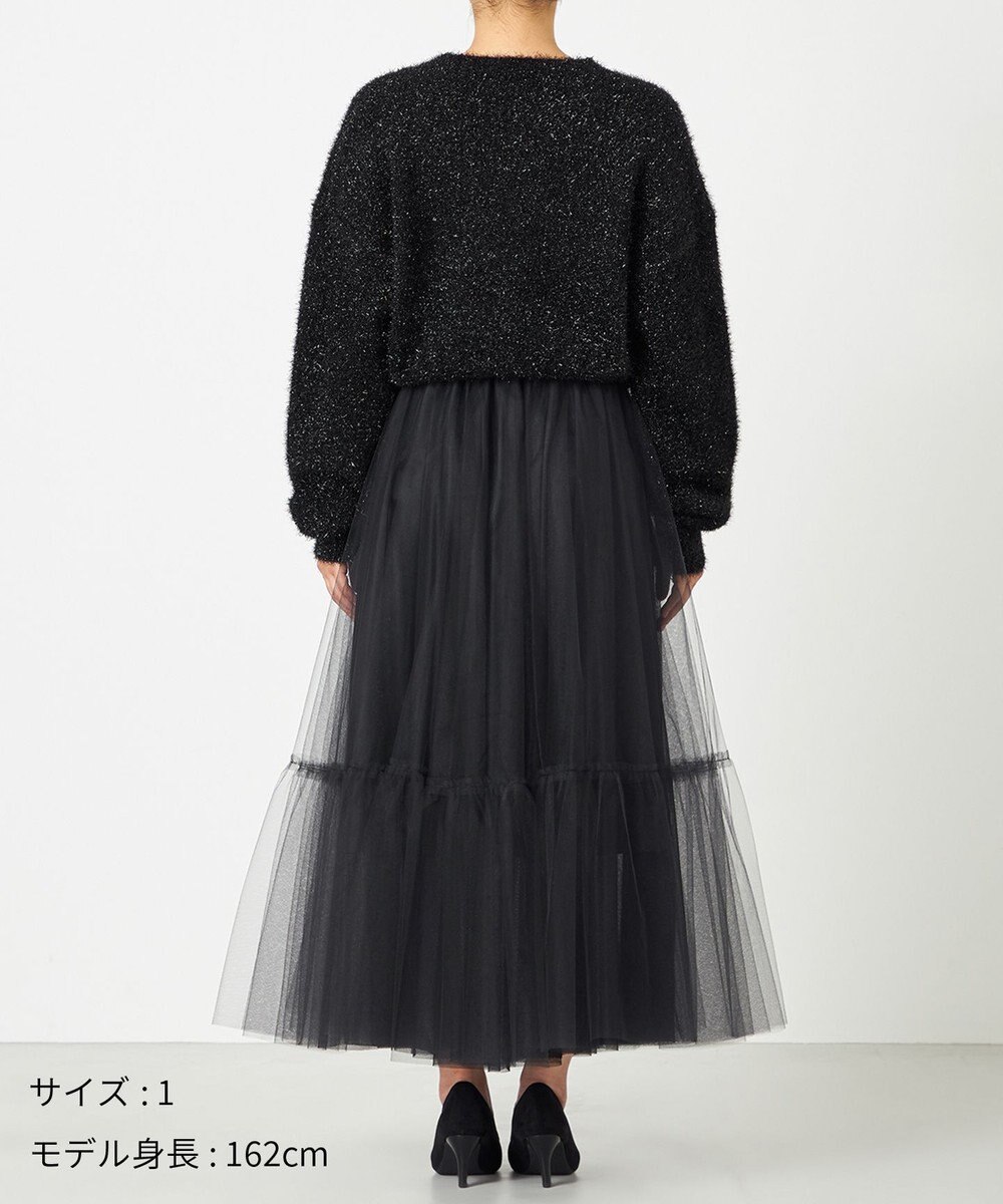 NAVE 【Nave・洗える】ラメニット プルオーバー 