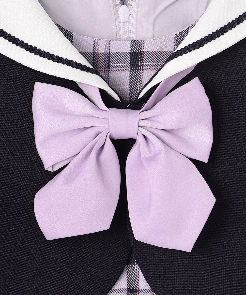 ANY KIDS 【2点セット】セーラージャケット+チェックワンピース 