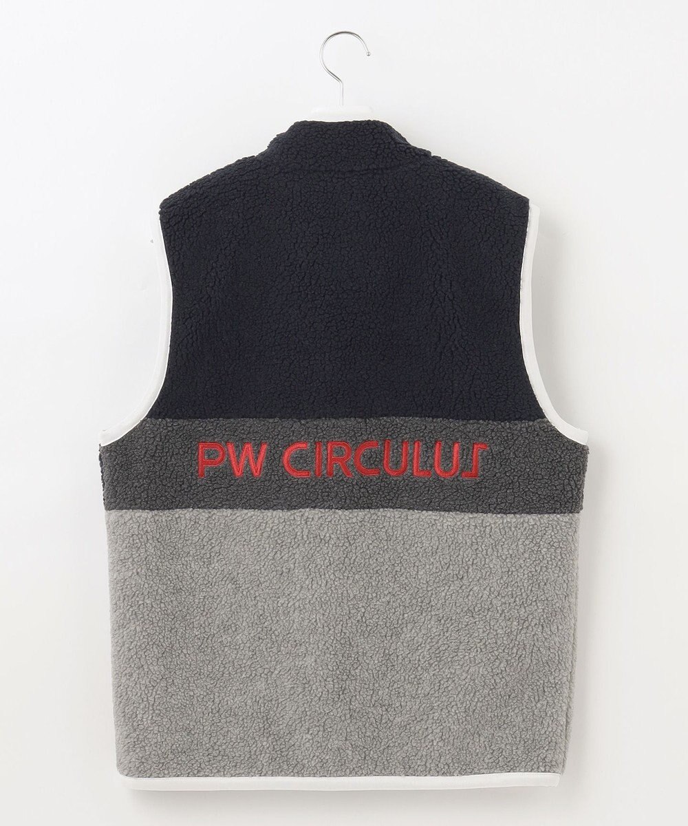 PW CIRCULUS 【MEN】【撥水/防風】ボア ジップアップ ベスト 