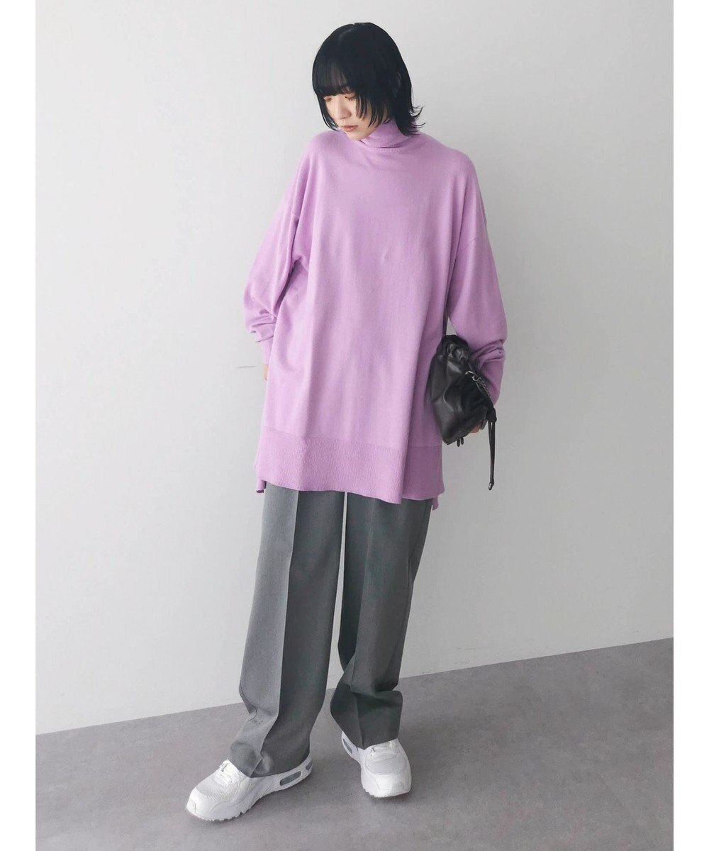 Green Parks もちやわ　タートルニットチュニック 