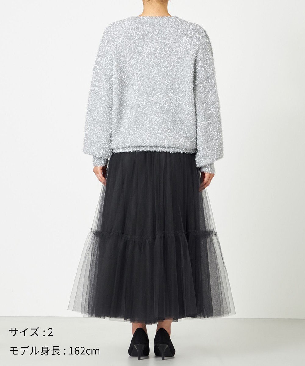 NAVE 【Nave・洗える】ラメニット プルオーバー 