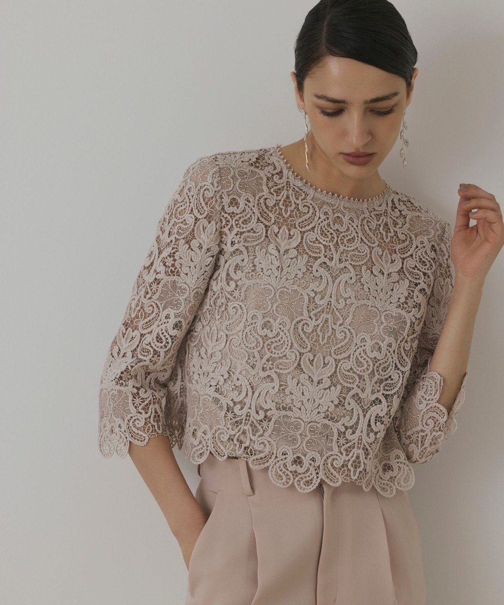 GRACE CONTINENTAL レ－スブラウス 