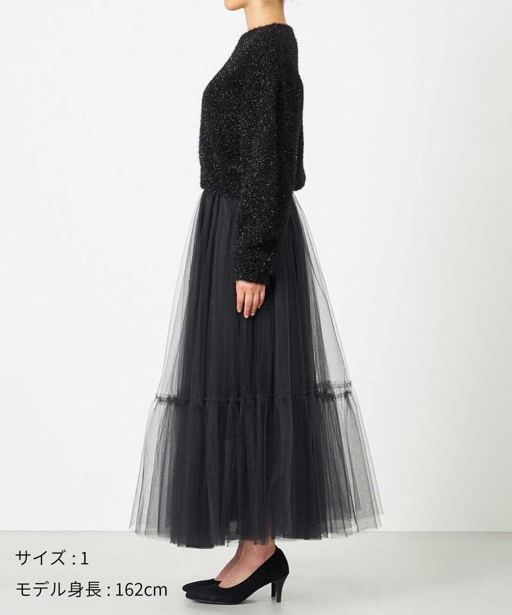 NAVE 【Nave・洗える】ラメニット プルオーバー 