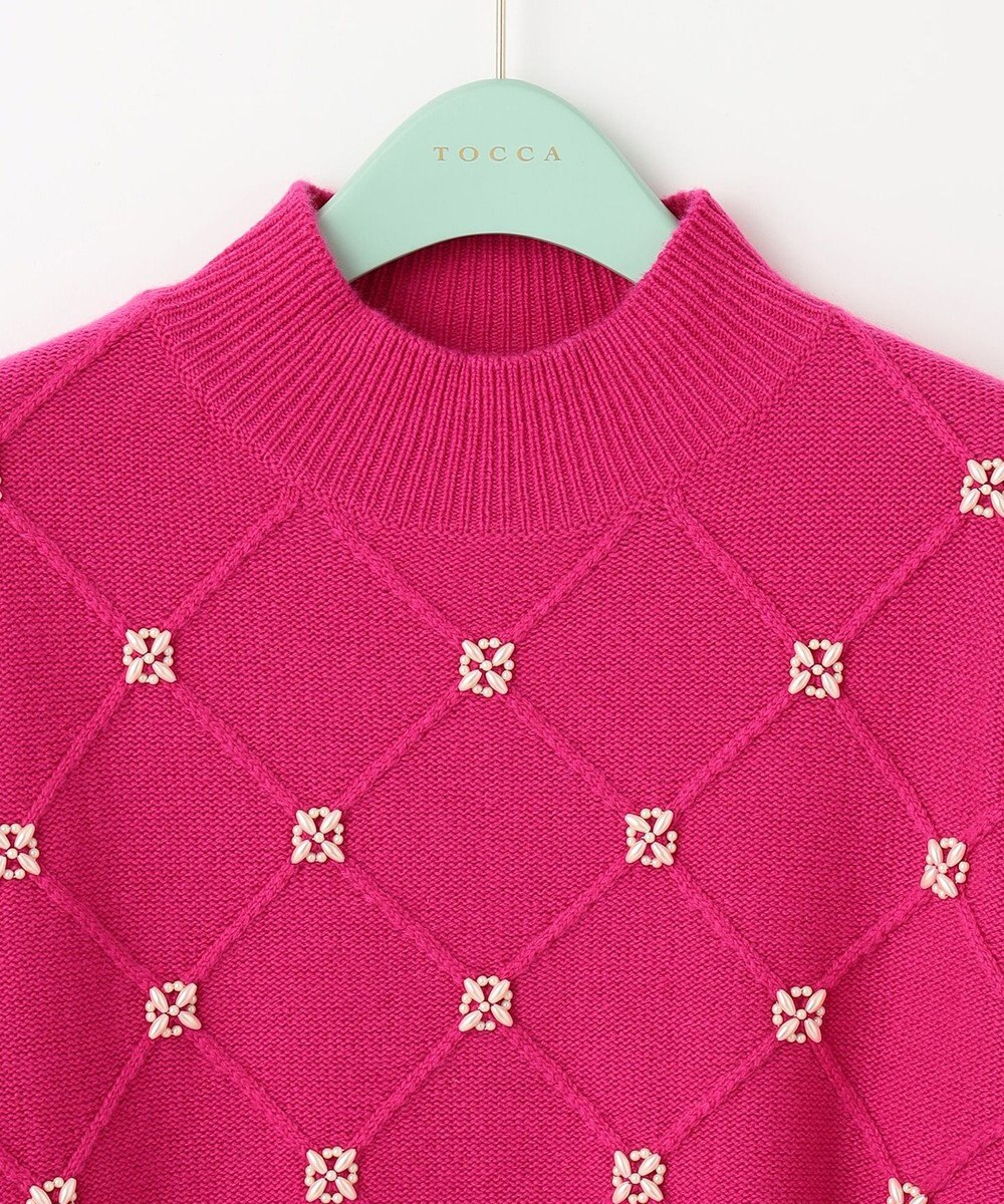 TOCCA 【洗える！】PEARL BOUQUET KNIT プルオーバー 