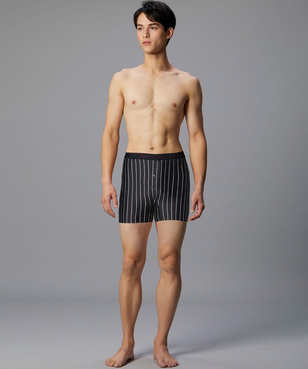 WACOAL MEN トランクス しめつけすぎずダブつかない ストレッチ素材 前開き 下着 メンズ GT4111 /ブロス バイ ワコールメン 