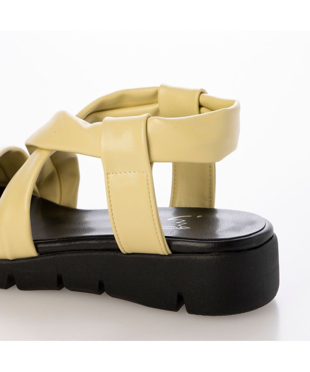 ing <ing>「もちっと新感覚」クロスベルトサンダル 