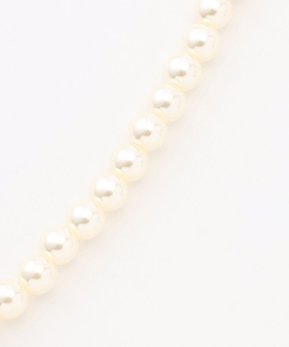 組曲 センターリボンイミテーションパール ネックレス 