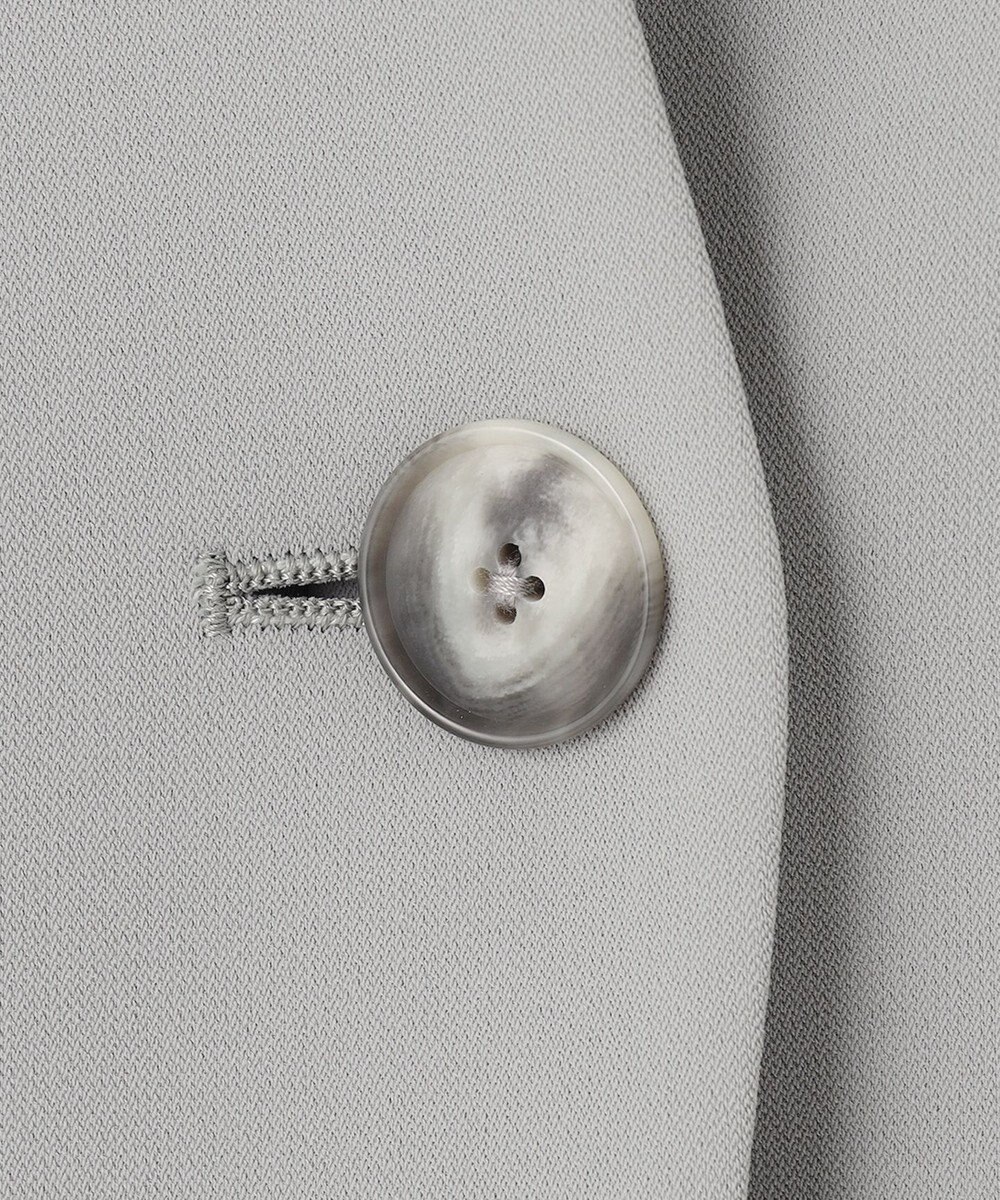 自由区 【XSサイズ～/洗える】ダブルフェイススーティング ノーカラージャケット 